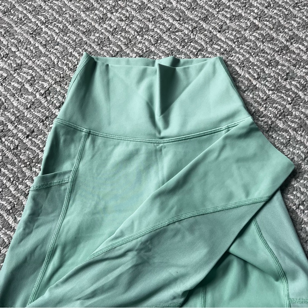 Aerie Green Offline Goals High Waisted Legging 7/8th Length Sz XS